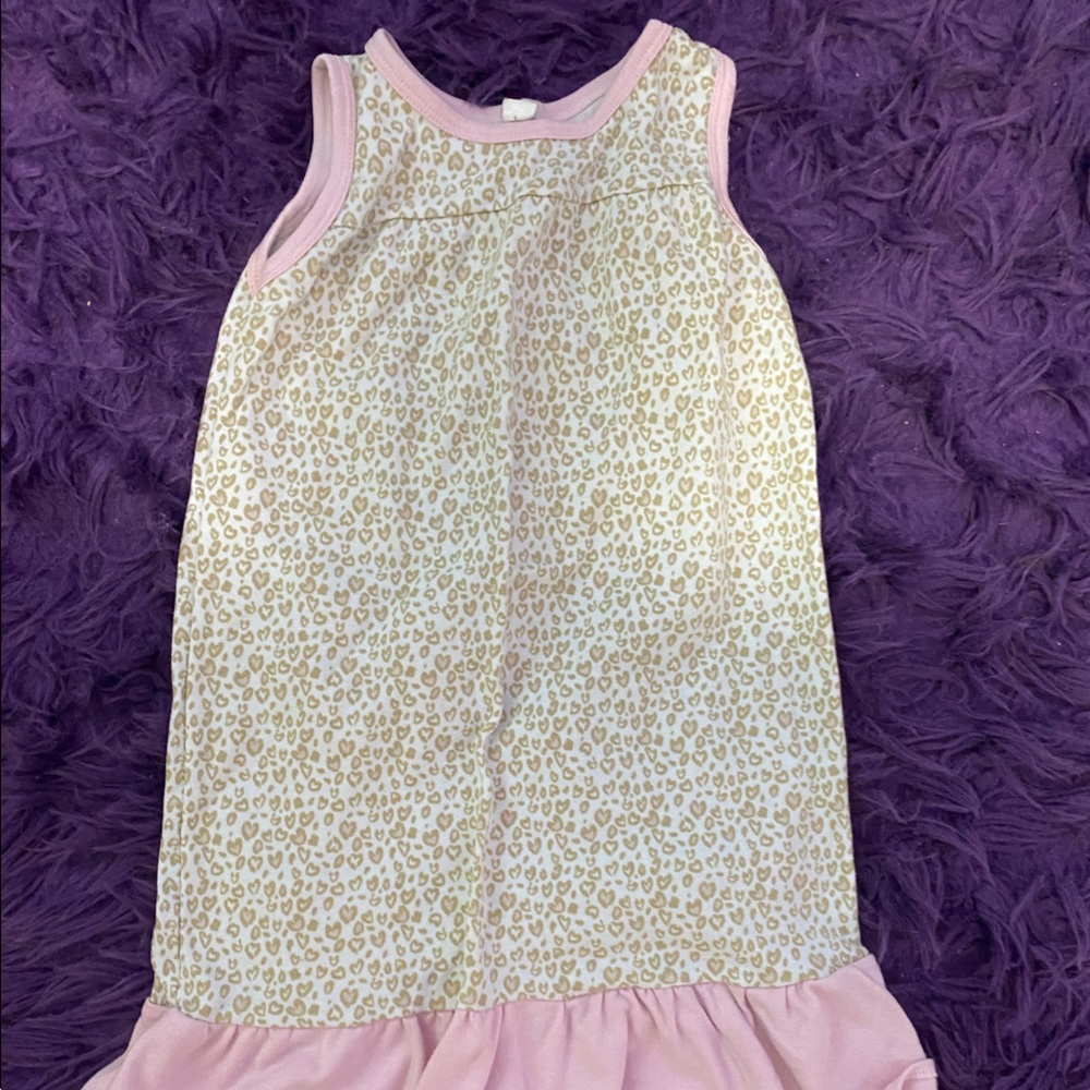 Animal print night gown.